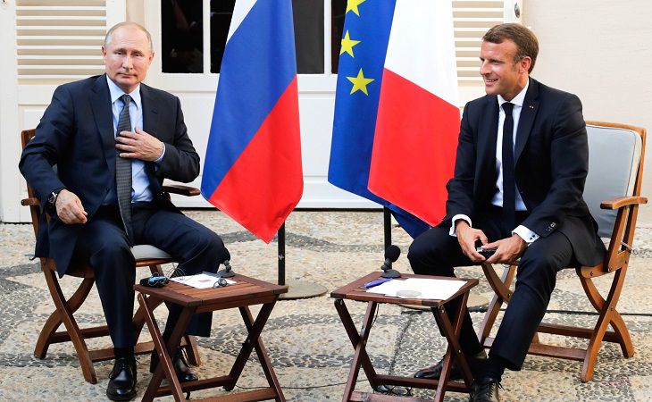 Путин и Макрон вновь обсудили обстановку в Беларуси