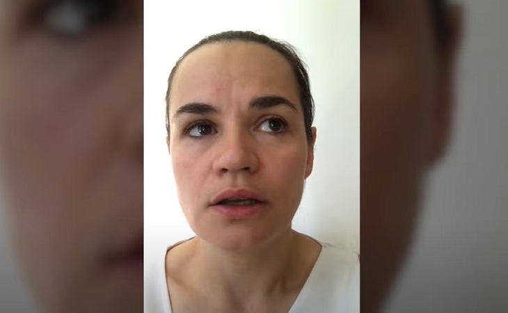 Светлана Тихановская обратилась к белорусам после отъезда в Литву Светлана Тихановская обратилась к белорусам после отъезда в Литву
