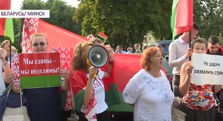 В Минске сегодня пройдёт большое шествие от вокзала к площади Победы