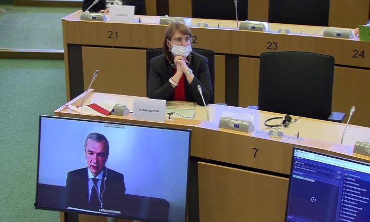 Тихановская, Ковалькова и Латушко выступили в Европарламенте: просят международной помощи 