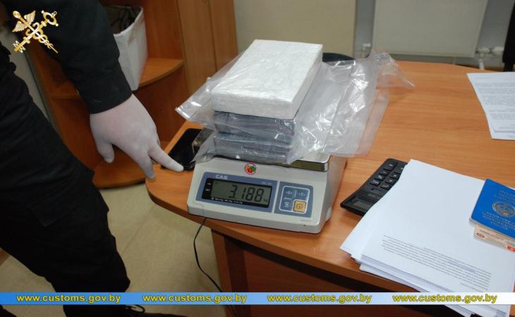 Литовец пытался ввезти в Беларусь партию кокаина на $380 тысяч – кадры