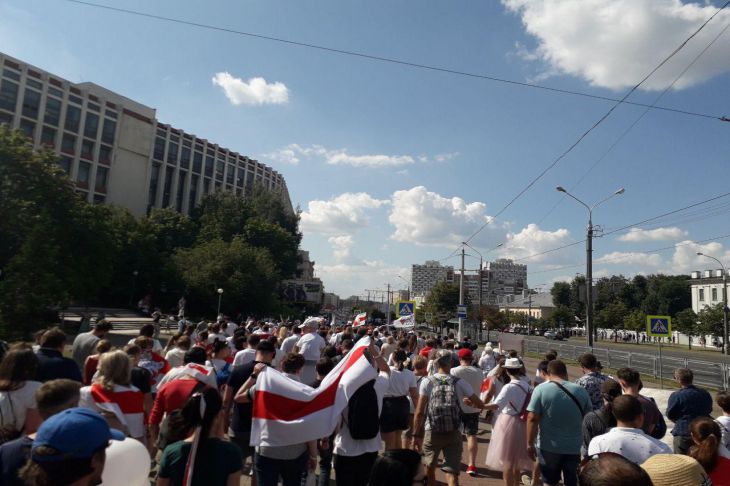 МВД Беларуси: общее количество участников протестных акций 19 сентября не превысило 900 человек