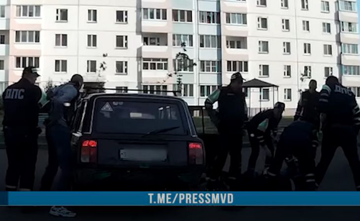 В Могилеве два бесправника устроили гонки с ГАИ – кадры В Могилеве два бесправника устроили гонки с ГАИ – кадры