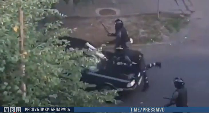 В Барановичах задержан водитель, наехавший на милиционера 