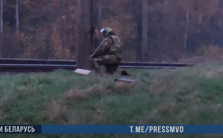 Муляжи взрывных устройств нашли на железной дороге под Смолевичами