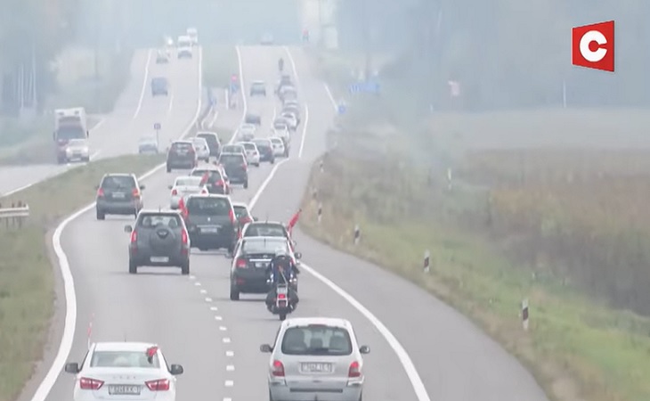 Из Минска в Могилев стартовал автопробег «За единую Беларусь»