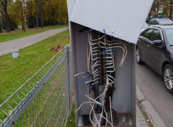 В Минске неизвестные сломали светофоры на пяти перекрестках, спровоцировав ДТП