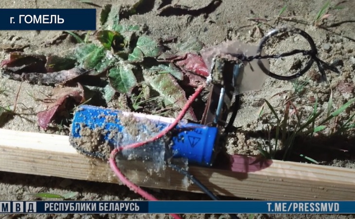 В Гомеле возле БЧБ-флага нашли устройство, похожее на взрывное – оперативные кадры