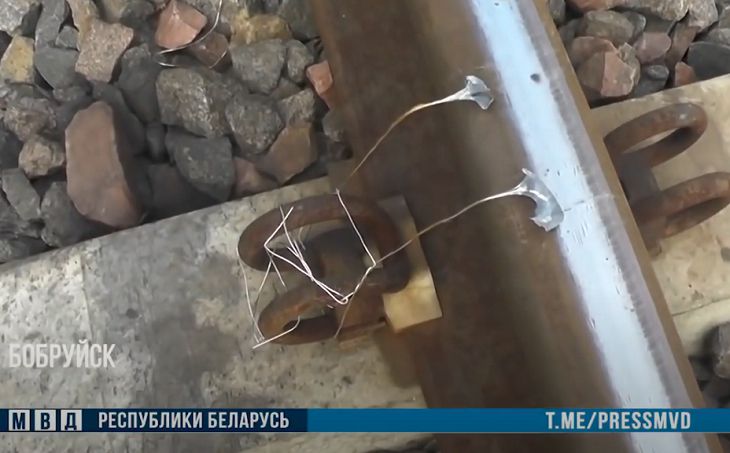 МВД: за 2 месяца в Беларуси зарегистрировано более 120 случаев повреждения ж/д путей