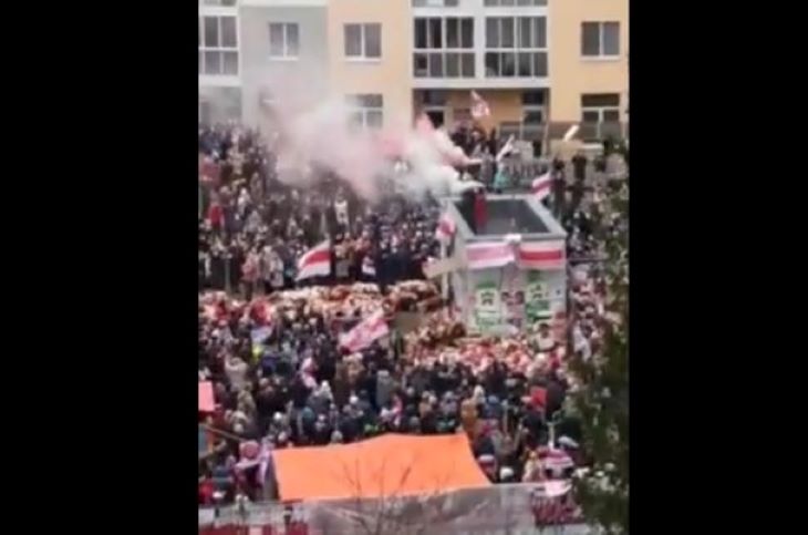 Акции протеста 15 ноября проходят в разных городах Беларуси 