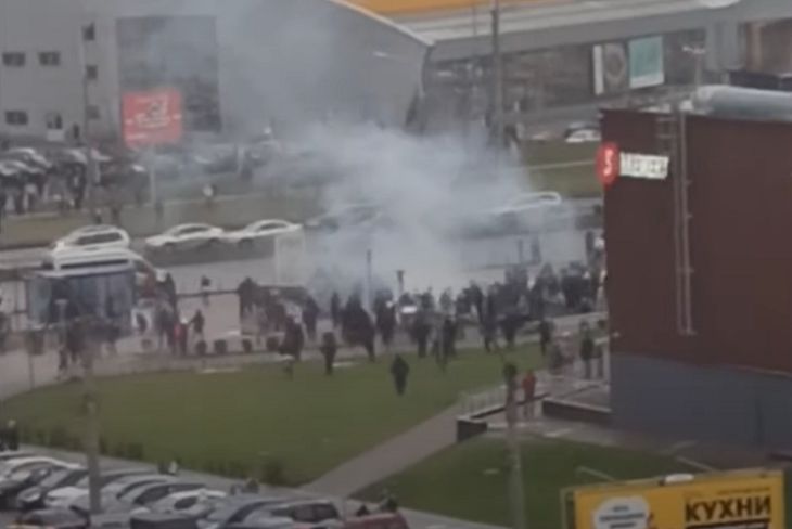 На акциях протеста в Минске милиция применила спецсредства