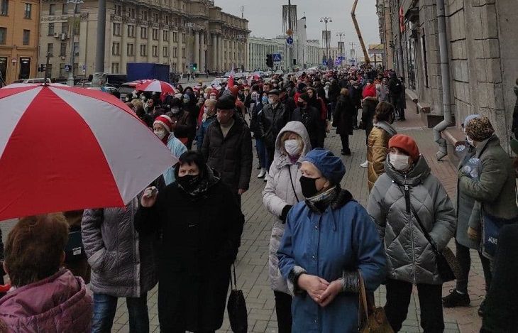 Стало известно, сколько людей задержали в Минске на протесте 2 ноября 