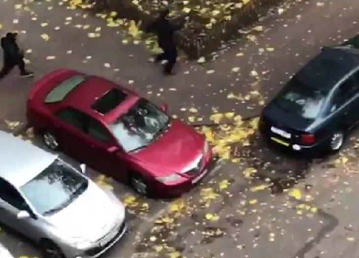 В Минске по людям стреляли из пейнтбольного оружия