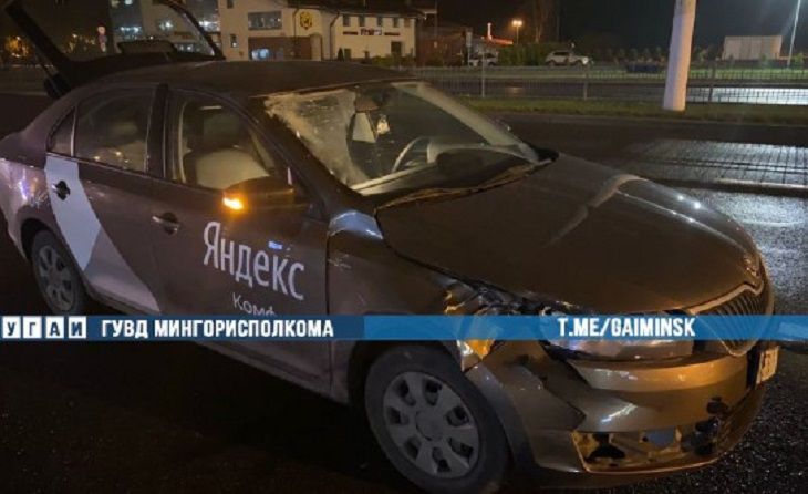Смерть в Минске: такси задавило человека