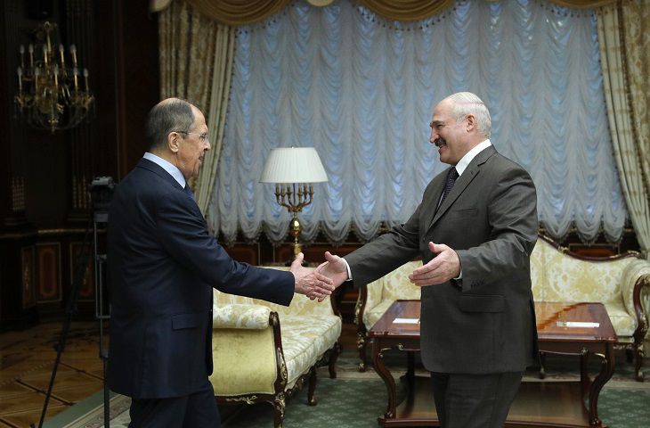 Лавров прибыл в Минск для встречи с Лукашенко