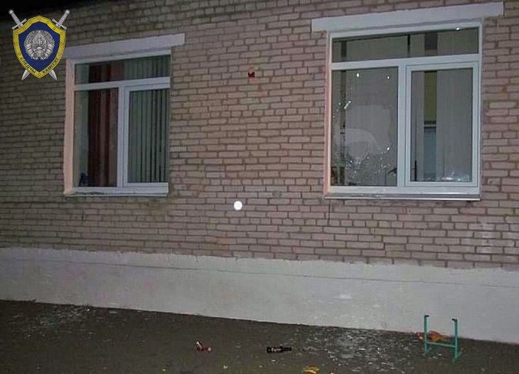 Бросался камнем и мусорной урной. В Глубоком буянил свирепый парень