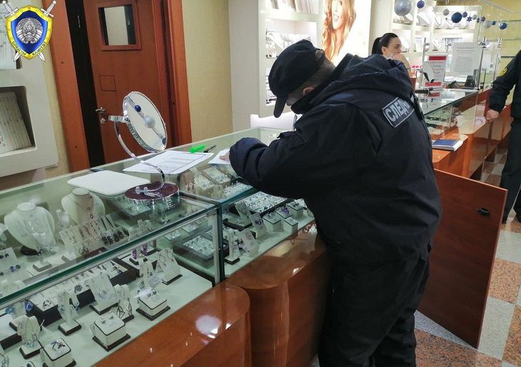 Из России в Витебск прибыл бродяга и ограбил ювелирный магазин