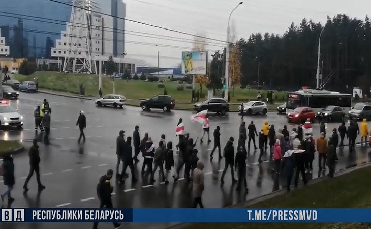 МВД подтвердило задержание 345 белорусов на акциях протеста 22 ноября