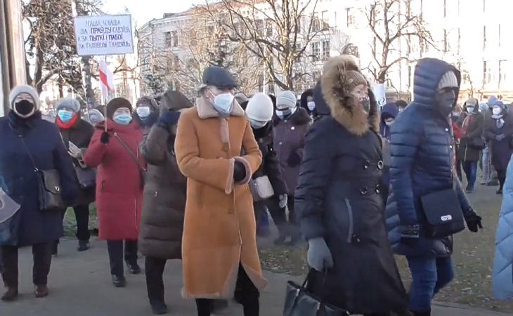 Милиция Минска прокомментировала задержания на марше пенсионеров