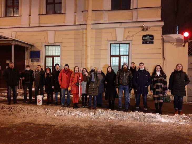Стала известна судьба белорусов, задержанных на протесте в Санкт-Петербурге