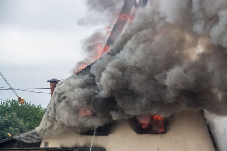 Сегодня рано утром под Иваново в собственном доме сгорел мужчина