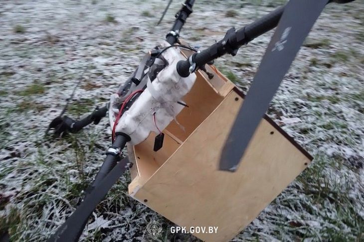 Инцидент на границе Беларуси: обнаружен модернизированный беспилотник