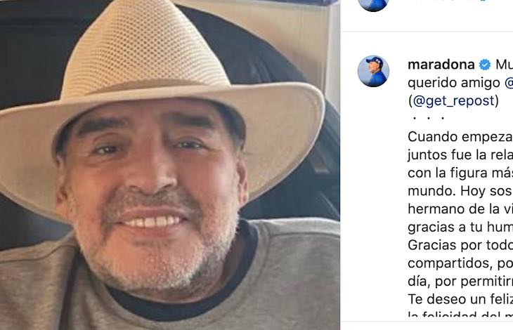 Стало известно о странном желании Марадоны, которое было озвучено перед смертью Стало известно о странном желании Марадоны, которое было озвучено перед смертью