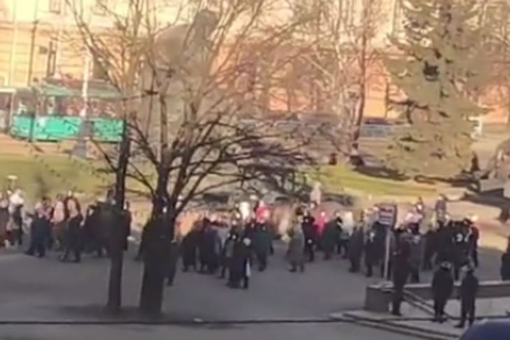 В Минске силовики разогнали марш пенсионеров, есть задержанные