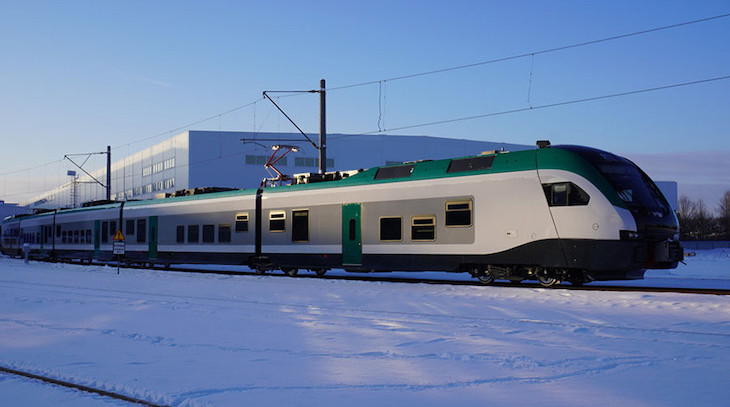 Проводится тестирование: БЖД выпустила на дорогу новый поезд Stadler поезд
