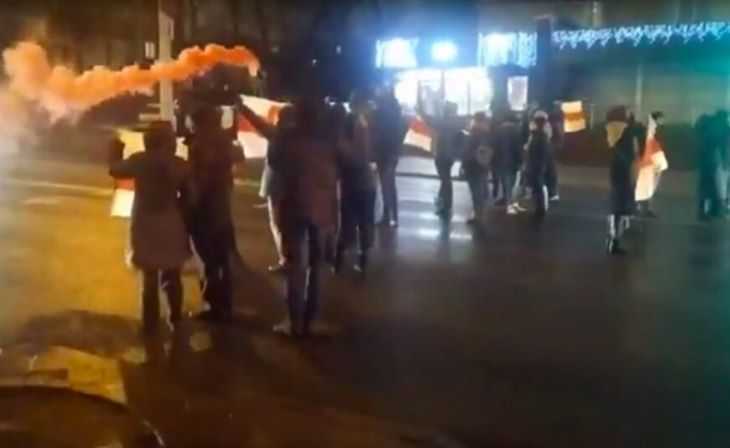 В Минске 3 января протестующие блокировали дорогу: милиция ищет хулиганов