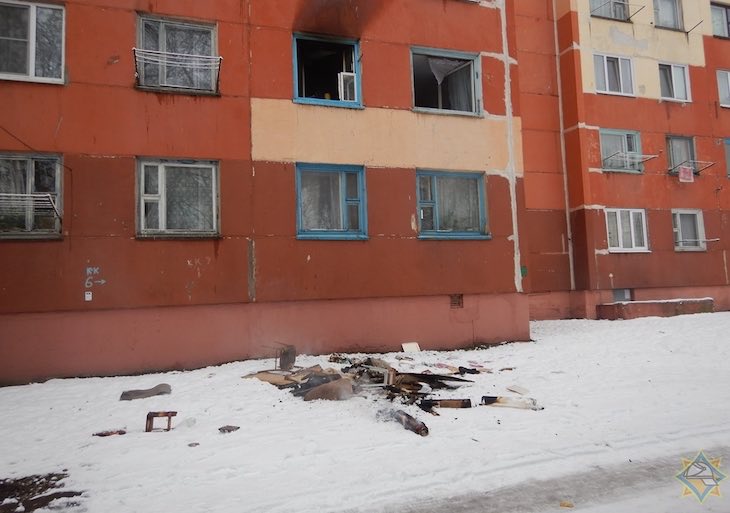 В Могилеве из общежития при пожаре эвакуировали 29 человек дом