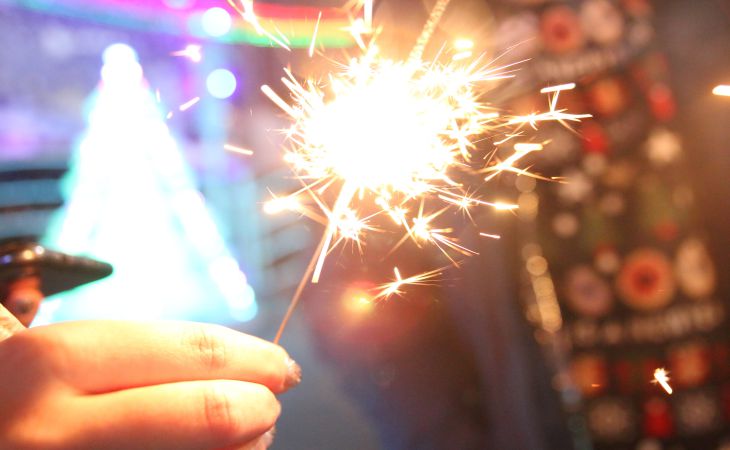 2021 год наконец пришёл. Посмотрели, как его встречали в Гомеле