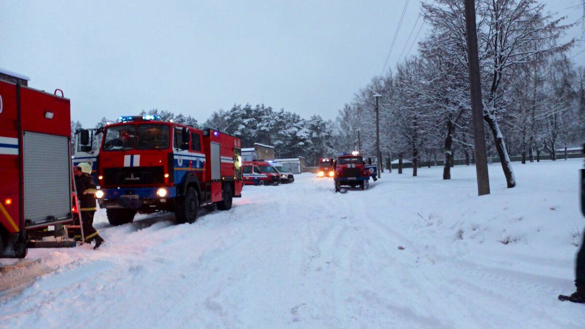 В Минске горели военные склады