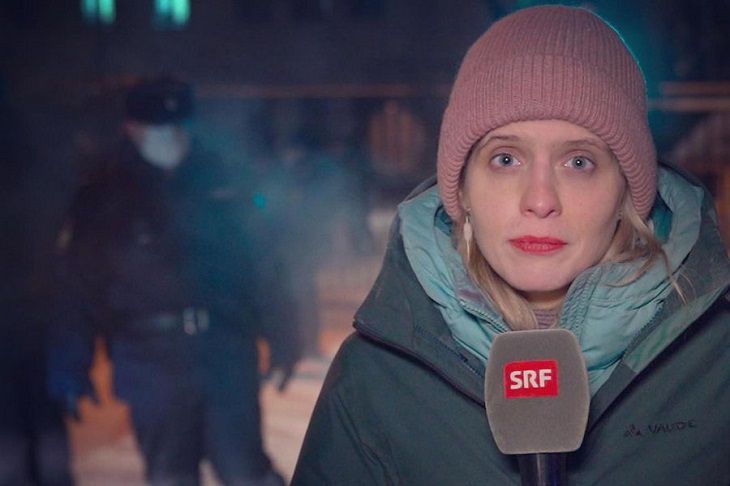 На акции протеста в Минске задержана швейцарская журналистка Люция Чирки Люция Чирки