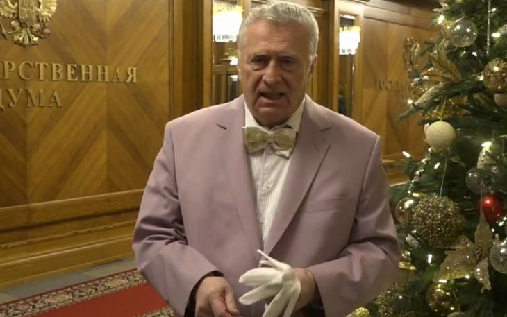 Жириновский в новогоднем поздравлении призвал вспомнить тех, кто выходит на улицы Минска