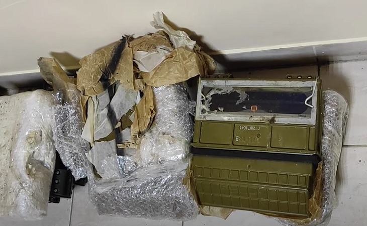 Белоруса с оборудованием для танка задержали на украинской границе: оперативные кадры