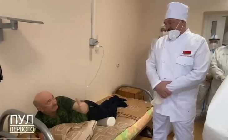 Лукашенко – пациенту: «Настроение хорошее – жить будешь долго» 