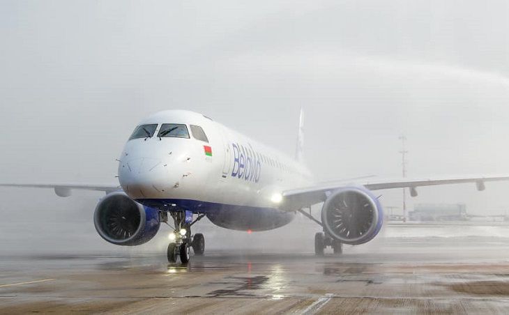 В Беларусь прилетел новый Embraer 195-E2 для «Белавиа» самолет