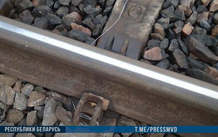 За блокировку железной дороги задержан 41-летний житель Витебска рельсы