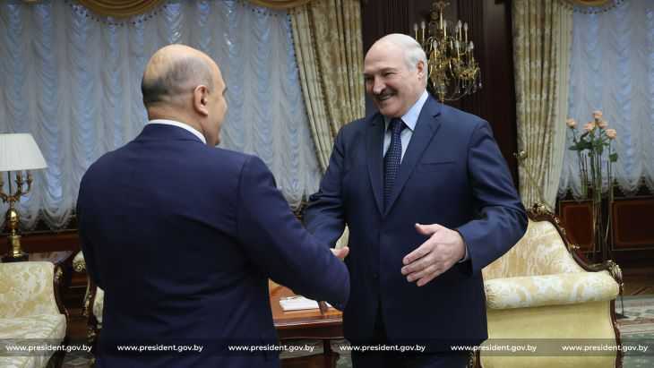 Лукашенко: Мишустин приехал в Минск по поручению Путина решать одну из важнейших наших проблем