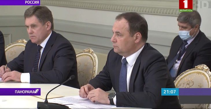 В Казани встретились главы правительств Беларуси и России Головченко