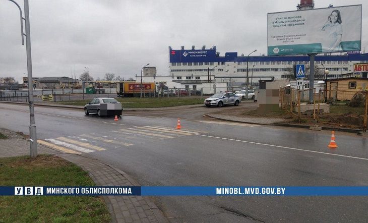 В Молодечно Citroen сбил 8-летнюю девочку на переходе ДТП