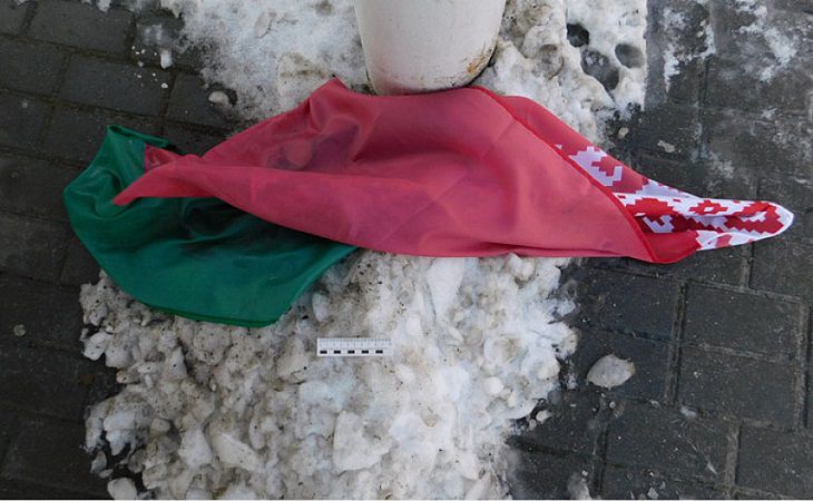 Жителя Столина приговорили к году «химии» за надругательство над госфлагом флаг