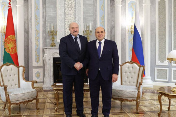 Мишустин передал Лукашенко привет от Владимира Путина Мишустин