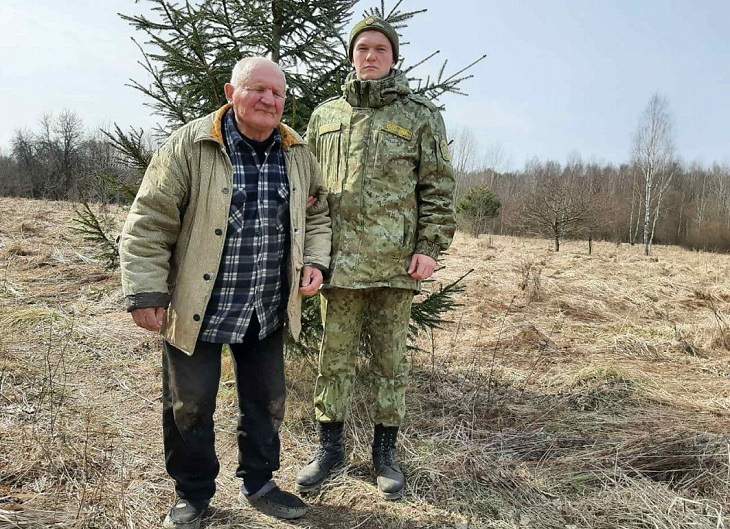 Белорусские пограничники помогли заблудившемуся 82-летнему литовцу вернуться домой пенсионер