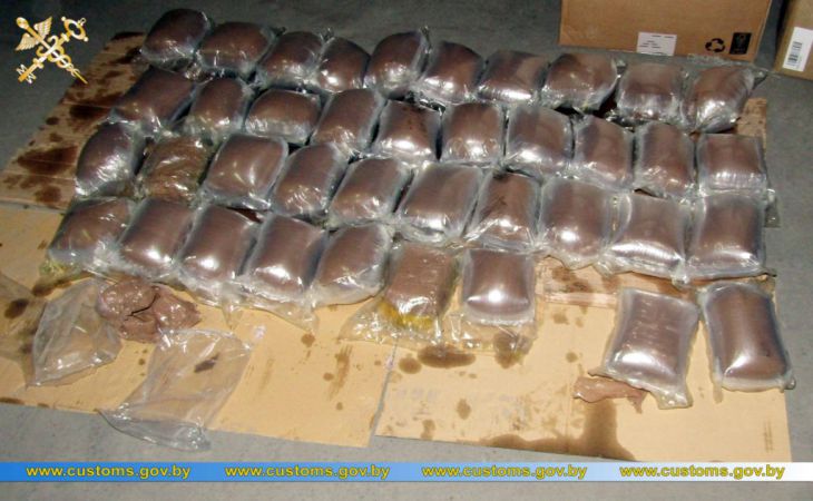 Более 20 кг гашиша пытался ввезти россиянин в Беларусь из Польши