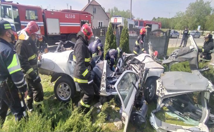 В Гродно бесправник на Ford пытался скрыться от ГАИ и устроил страшную смертельную аварию