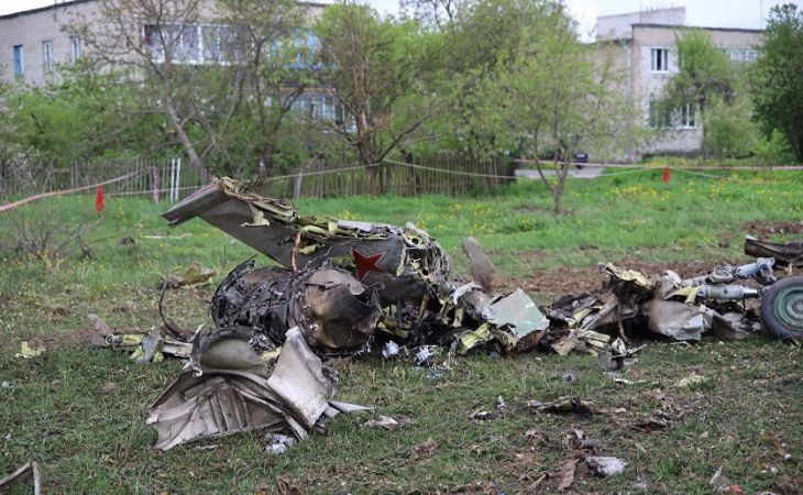 СК опубликовал страшные кадры с места крушения самолета в Барановичах