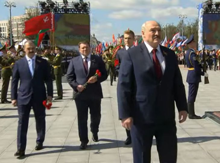 Пул Первого отреагировал на блокировку YouTube видео с выступлением Лукашенко на 9 мая