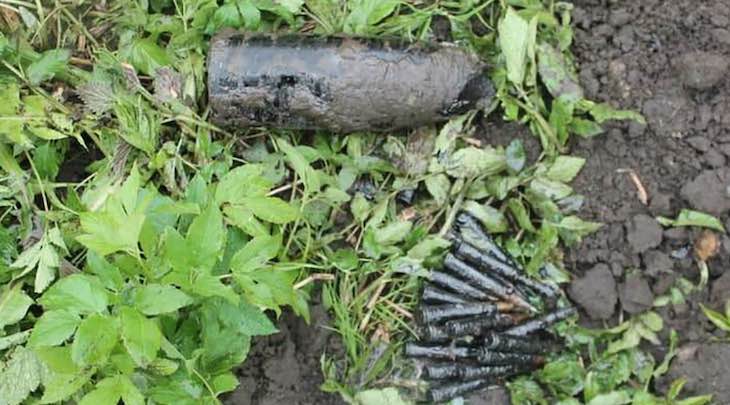 Житель Гродненского района выкопал на своем участке патроны времен войны патроны
